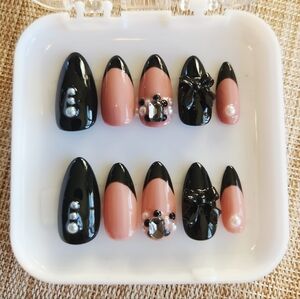 Black Tie Affair Press On Nails